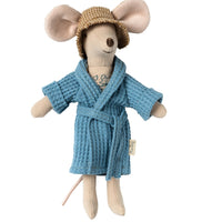 Maileg Bathrobe Dusty Blue