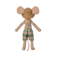 Maileg Beach Mouse Dad in Cabin