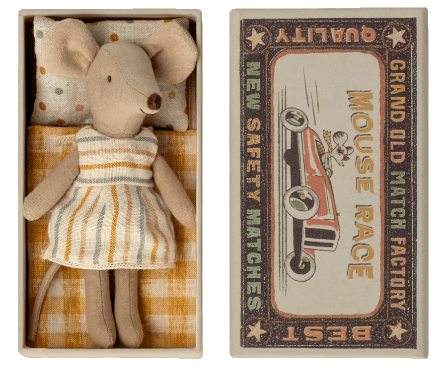 Maileg Big Sister Mouse in Matchbox