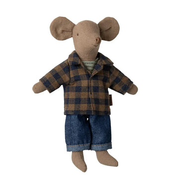 Maileg Dad Mouse Light Brown