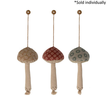 Maileg Mushroom Ornament Assorted  New