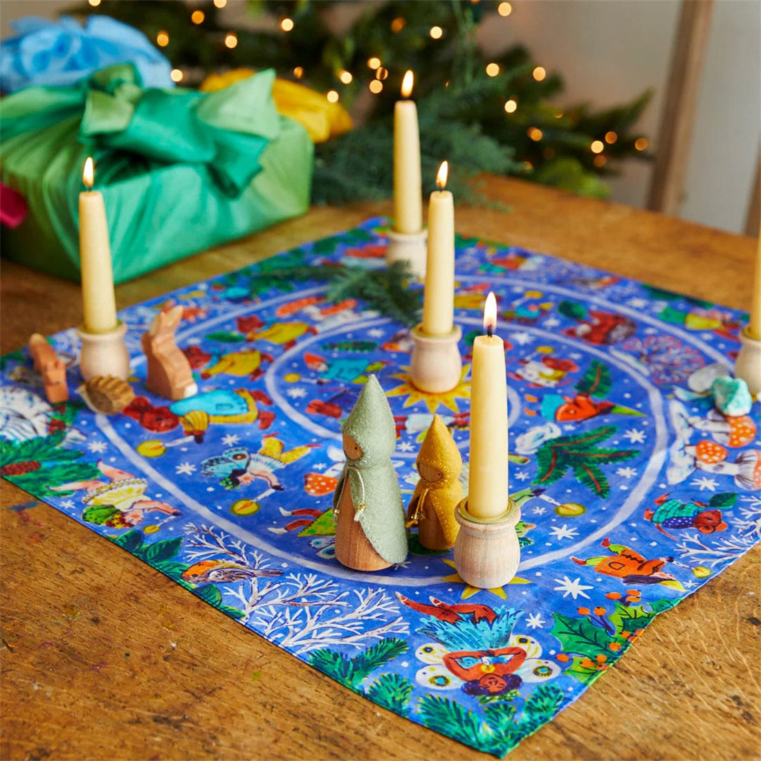 Sarah's Silks Advent Playsilk Illustrated By Phoebe Wahl- Mini