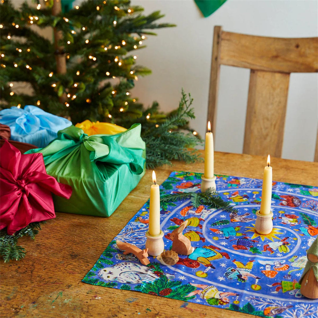 Sarah's Silks Advent Playsilk Illustrated By Phoebe Wahl- Mini