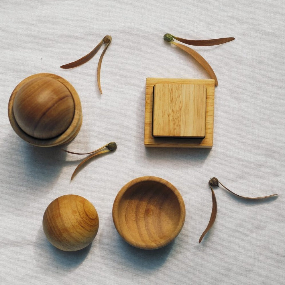 QToys Montessori Egg, Ball and Cup set