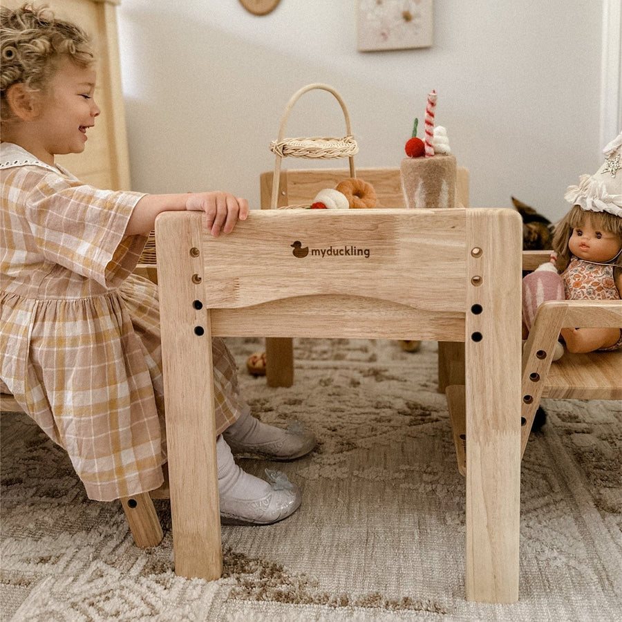 My Duckling Primary Adjustable Table and Chair Set - Duck