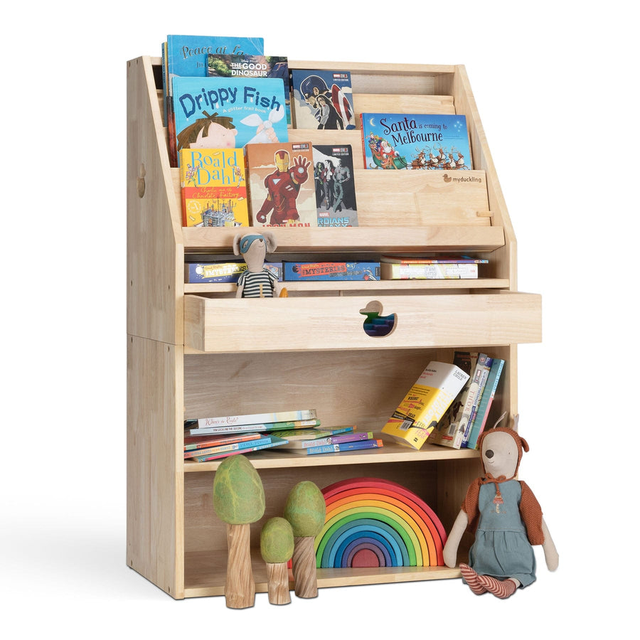 My Duckling Solid Wood 2in1 Display Bookcase (Duck)