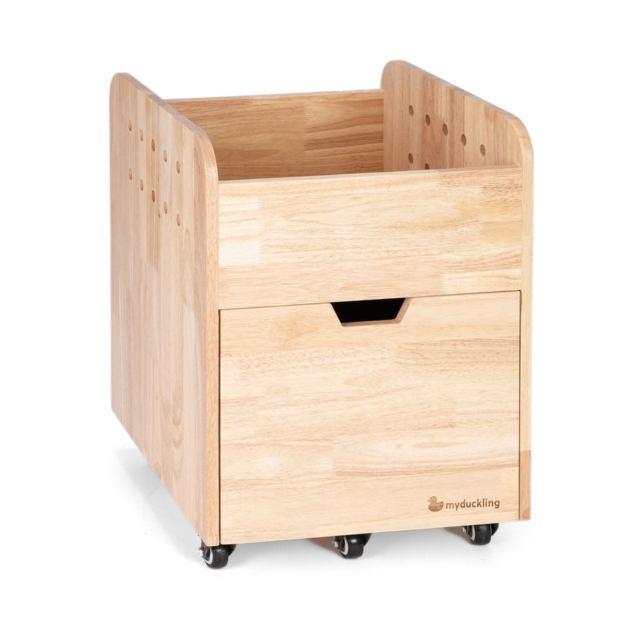 My Duckling Solid Wood Mobile Storage Unit
