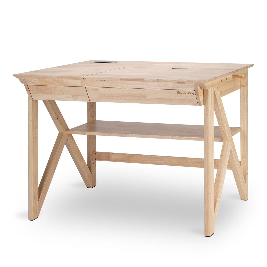 My Duckling Solid Wood Study Desk With Easel