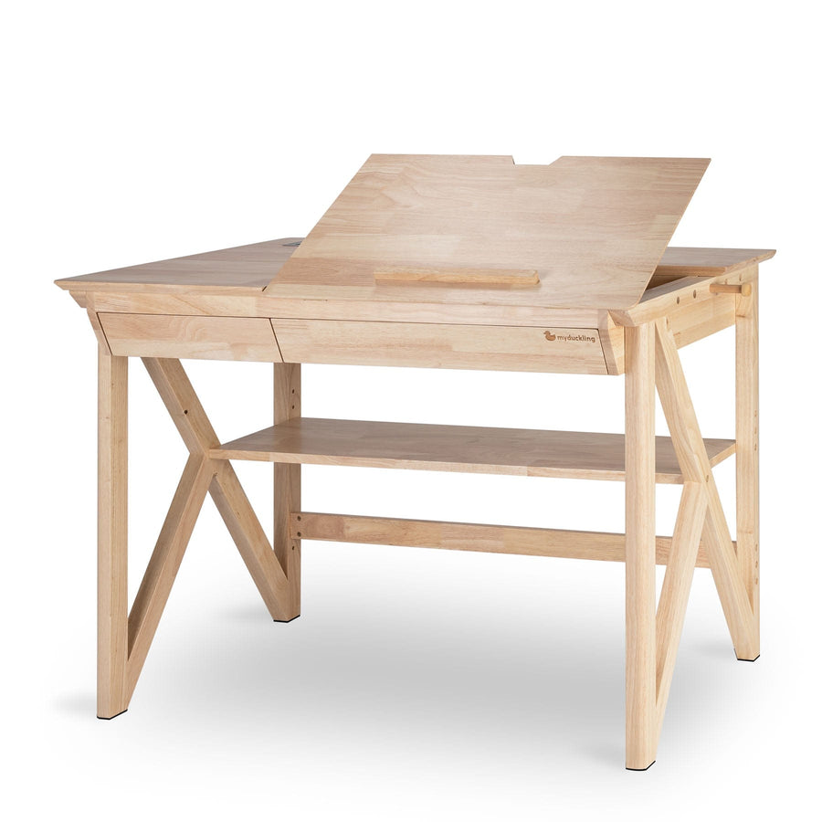 My Duckling Solid Wood Study Desk With Easel