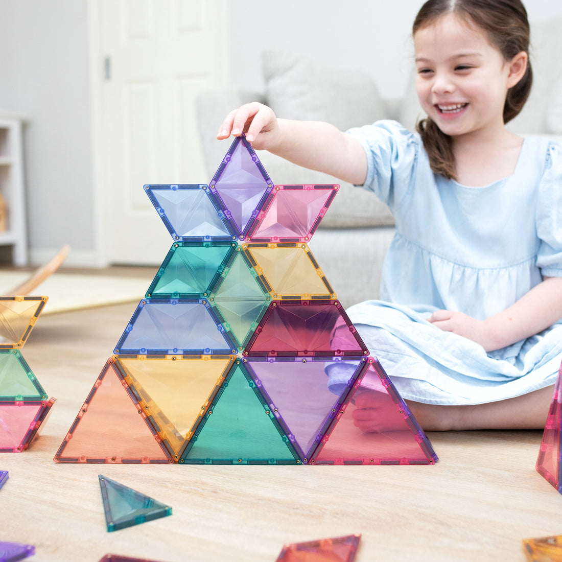 Connetix Tiles Pastel Shape Expansion Pack 48 Piece