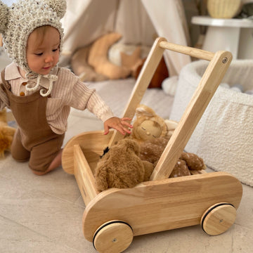 My Duckling Wooden Adjustable Baby Walker