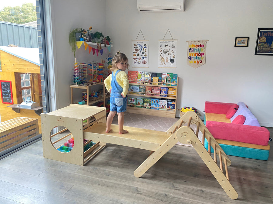 My Duckling Pikler Play Set (Cube+Ramp)