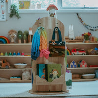 My Duckling Revolving Solid Wood Bookcase