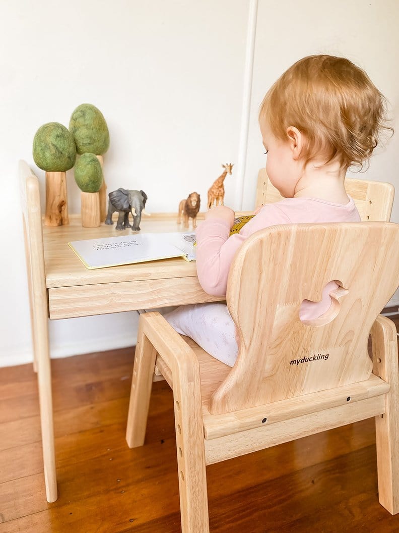 My Duckling Primary Adjustable Table and Chair Set - Duck