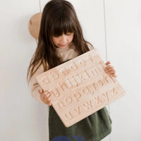 QToys Lower case Letter Tracing board
