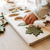 QToys Montessori Leaf Puzzle