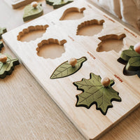 QToys Montessori Leaf Puzzle