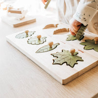 QToys Montessori Leaf Puzzle