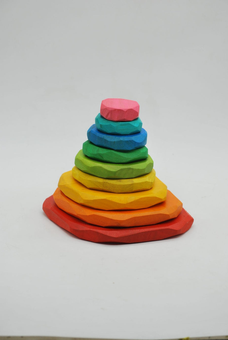 QToys Natural Color Stacking Stones
