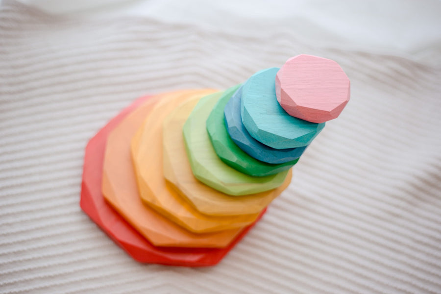 QToys Natural Color Stacking Stones