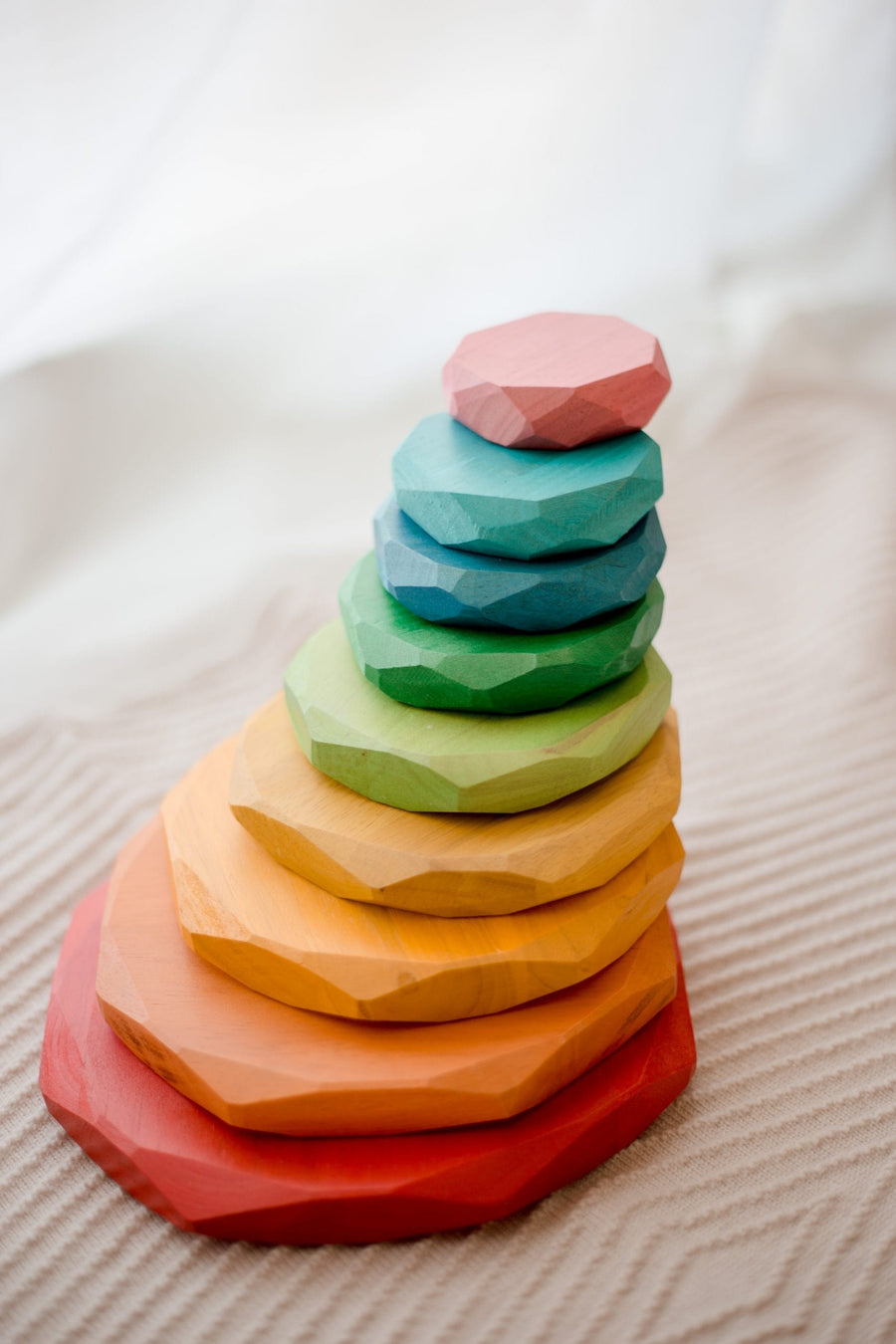QToys Natural Color Stacking Stones
