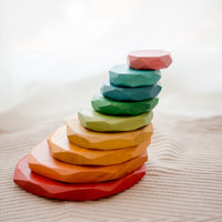 QToys Natural Color Stacking Stones