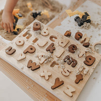 QToys Natural Lowercase Puzzle