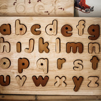 QToys Natural Lowercase Puzzle