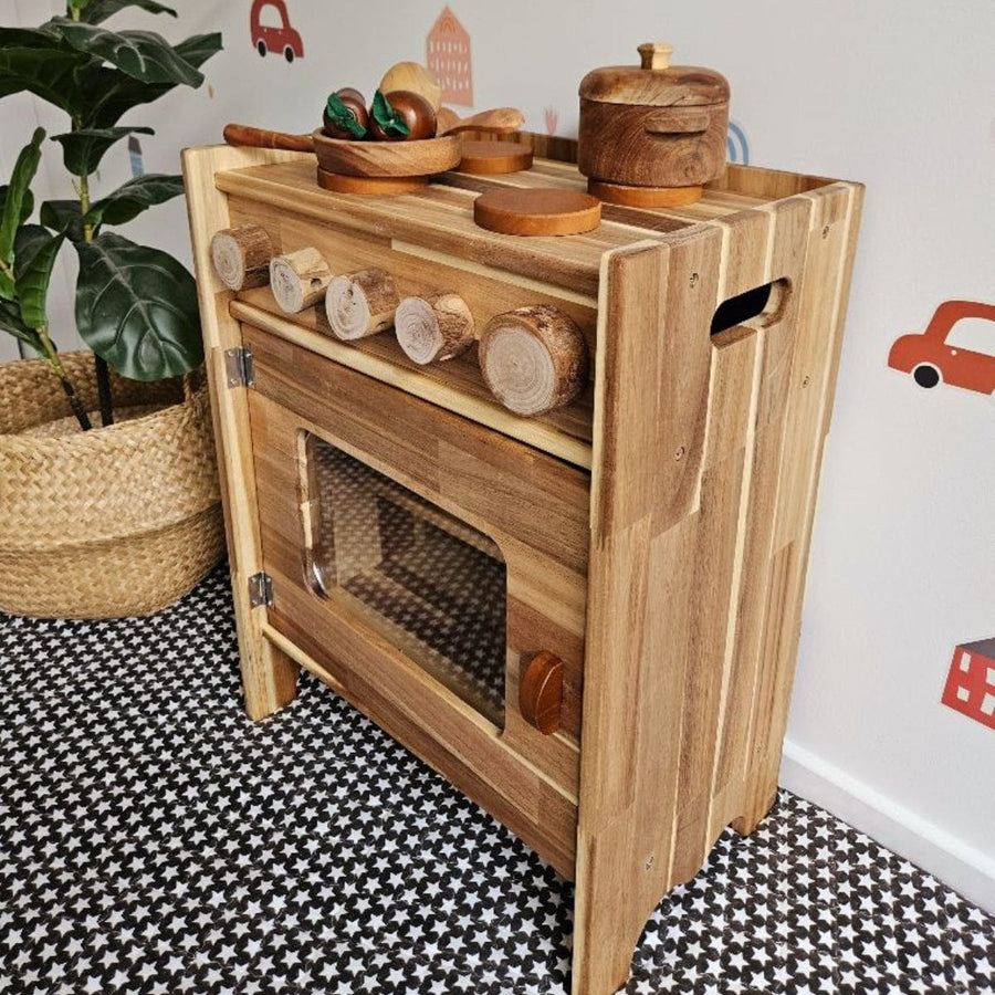 QToys Natural Wooden Stove