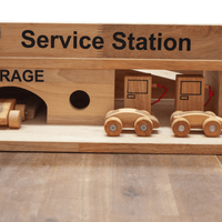 QToys Solid Wooden Service Station