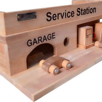 QToys Solid Wooden Service Station