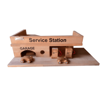 QToys Solid Wooden Service Station