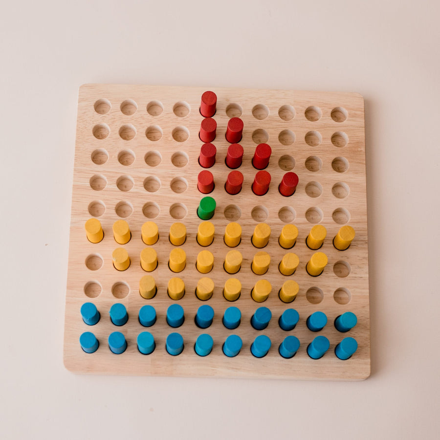 QToys Wooden Peg Board