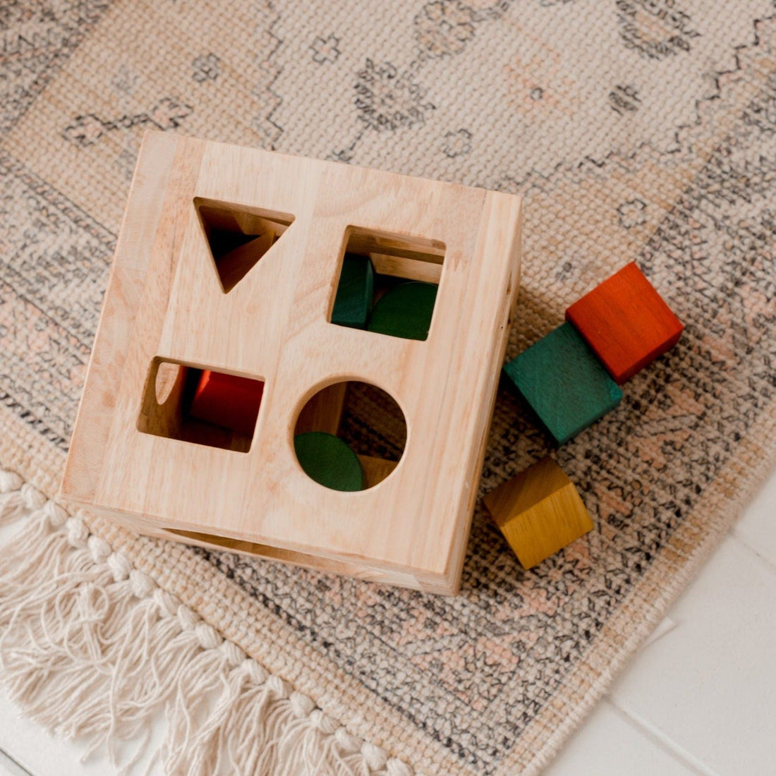 QToys Wooden Post Box