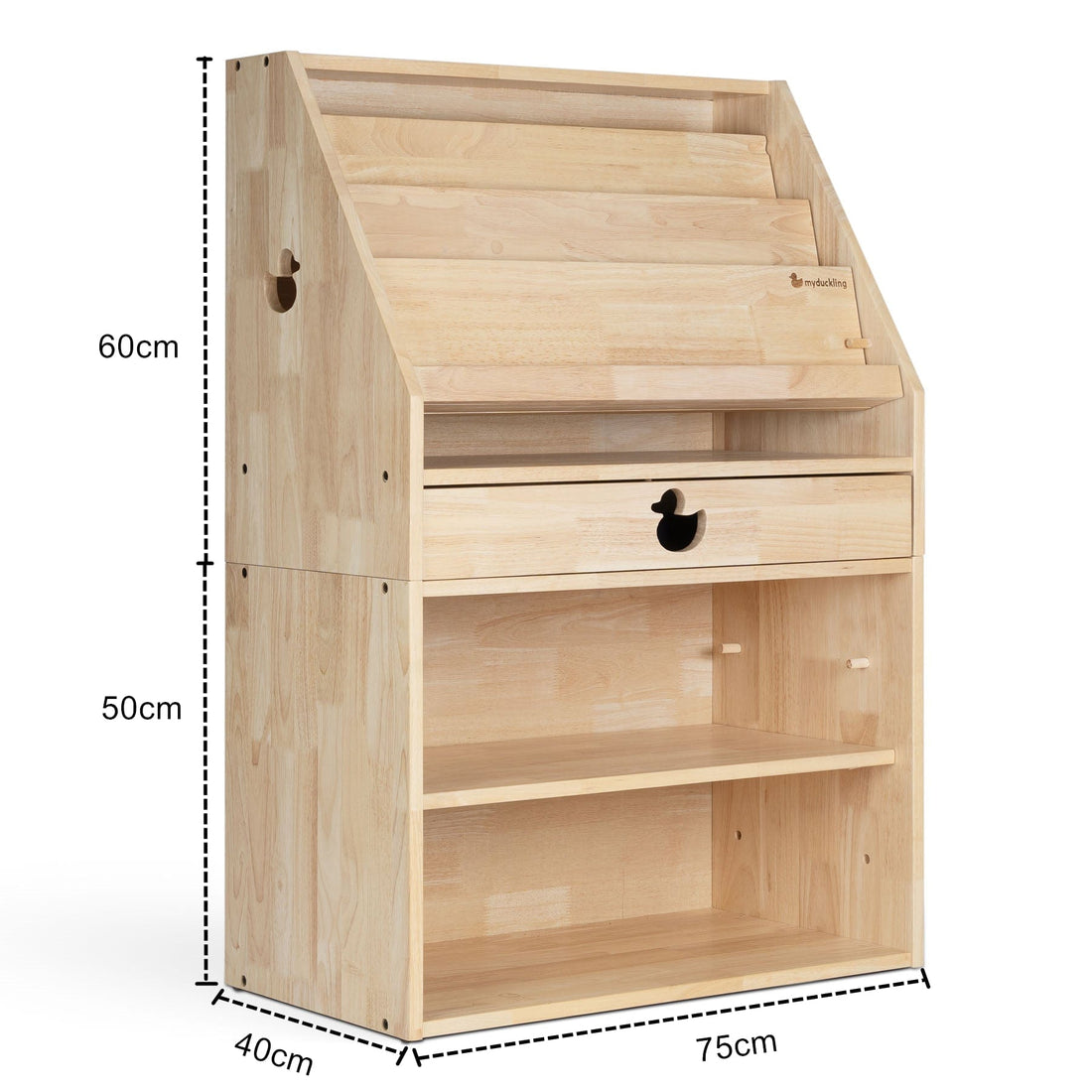 My Duckling Solid Wood 2in1 Display Bookcase (Duck)