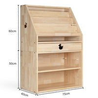My Duckling Solid Wood 2in1 Display Bookcase (Duck)