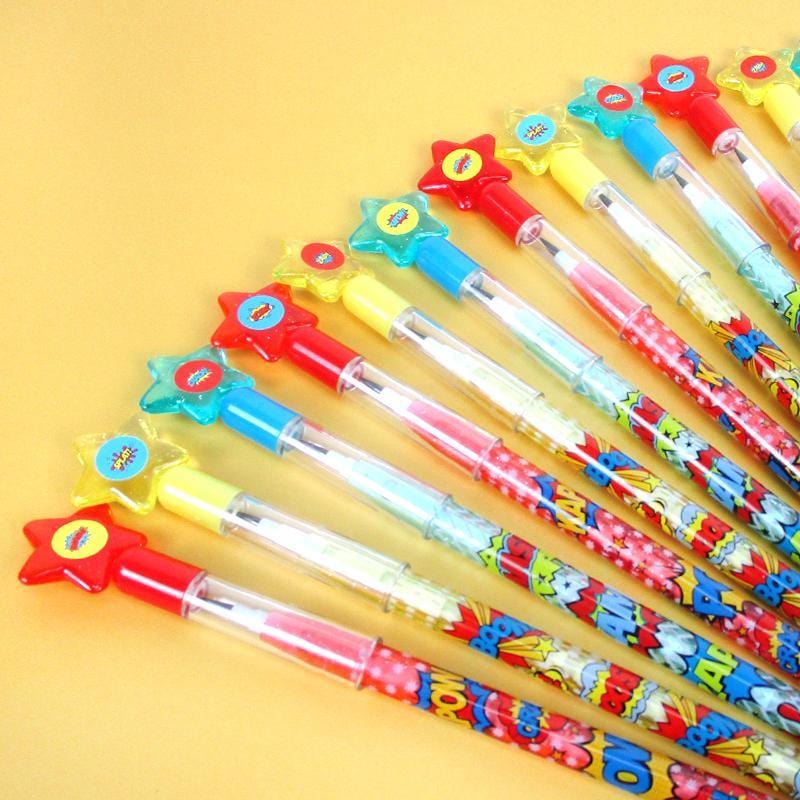 Tiny Mills - Superhero Multi Point Pencils (24pcs)