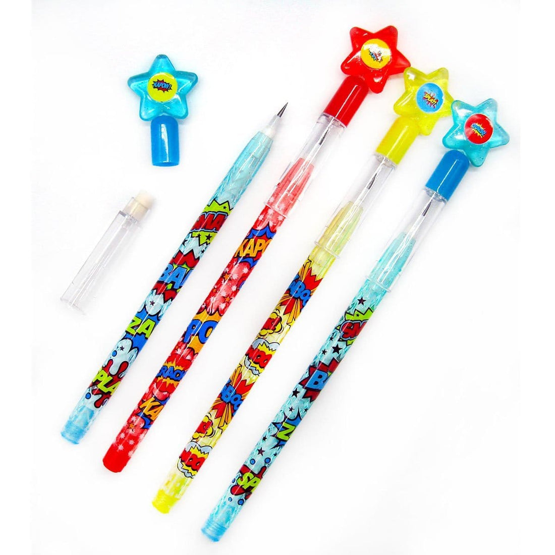 Tiny Mills - Superhero Multi Point Pencils (24pcs)