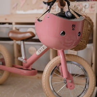 Trybike 2 in 1 Vintage Steel Balance Bike - Pink