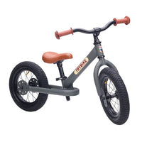 Trybike 2 in 1 Steel Balance Bike - Grey