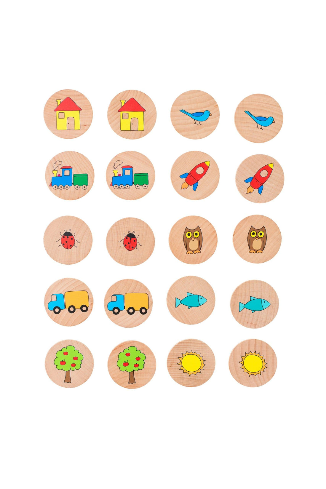 Freckled Frog Wooden Matching Pairs - The Original