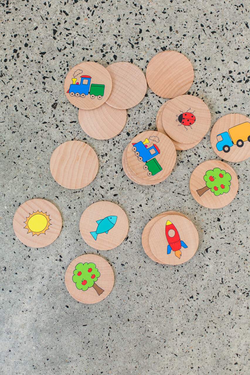 Freckled Frog Wooden Matching Pairs - The Original