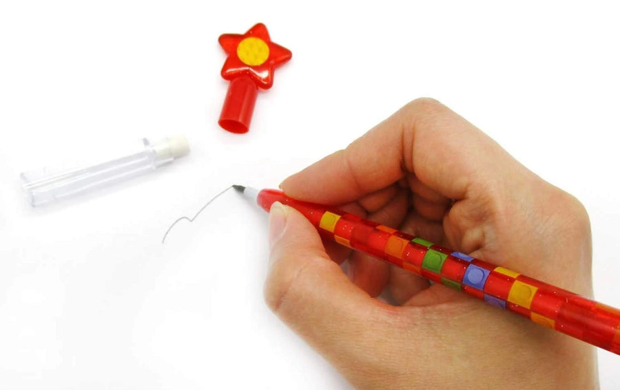 Tiny Mills - Building Blocks Brick Multi Point Pencils (24pcs)