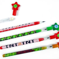 Tiny Mills - Pixels Mine Crafter Themed Multi Point Pencils (24pcs)