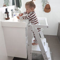 Toypark Folding Learning Tower-White