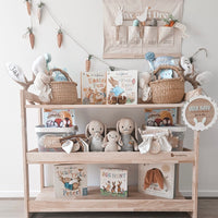My Duckling Adjustable Solid Wood 3 Layer Storage Shelf