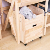 My Duckling Solid Wood Mobile Storage Unit