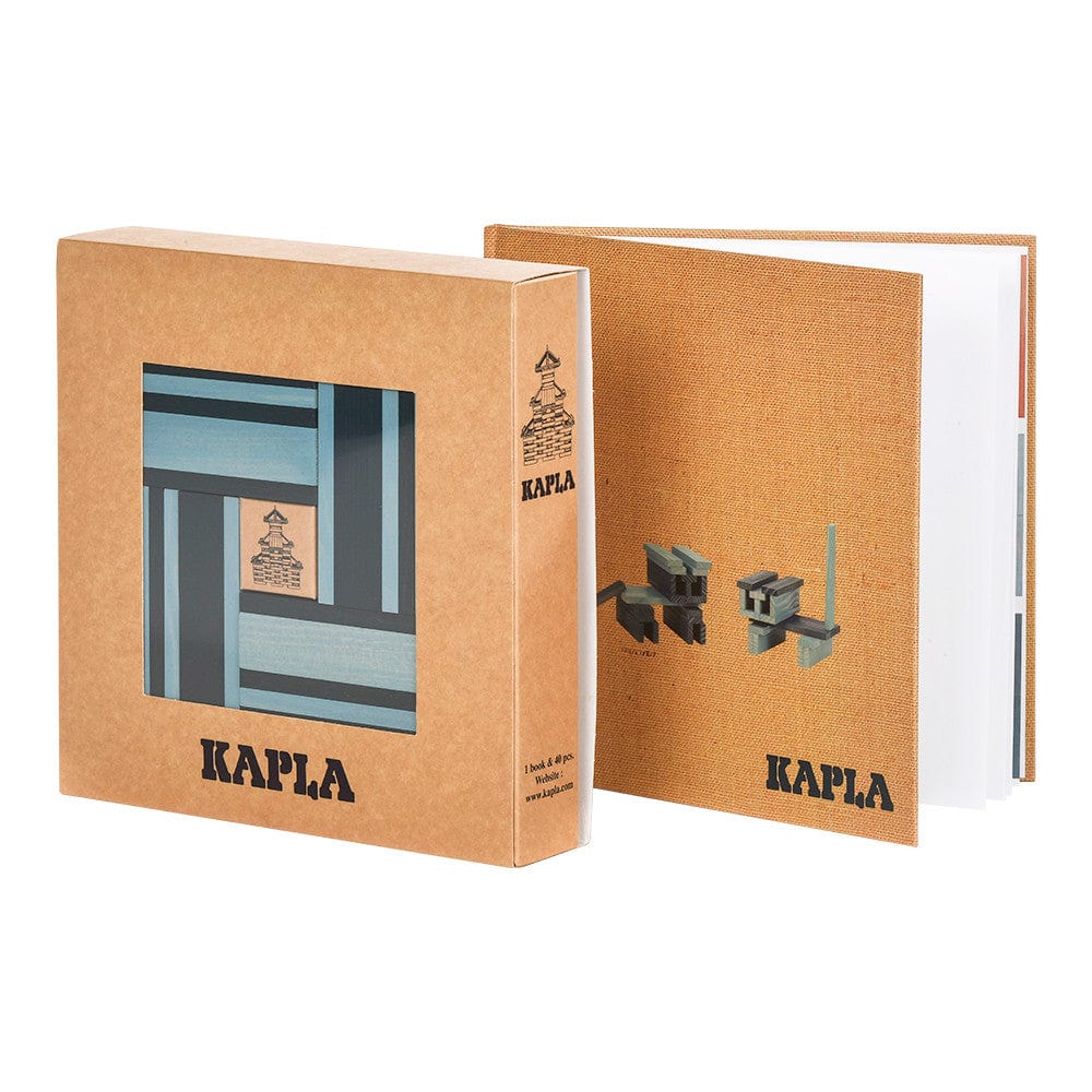 Kapla Book and Colours - Light Blue/Dark Blue