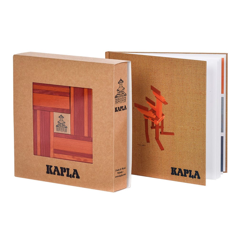 Kapla Books and Colours - Red/Orange