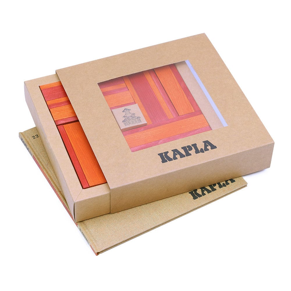 Kapla Books and Colours - Red/Orange